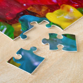 Puzzle Défi Rainbow Gummy Bear Candy Photo (Côté)
