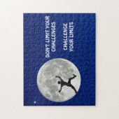 Puzzle Défiez vos limites devis de motivation (Vertical)