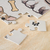 Puzzle Défilé de chiots joueurs (Côté)