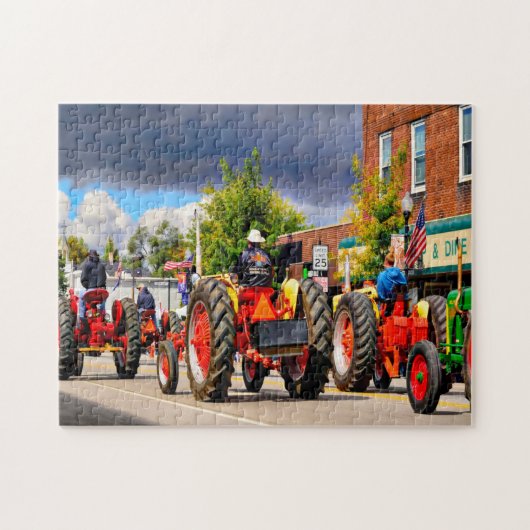 Puzzle Défilé de tracteurs de l'Indiana. (Horizontal)