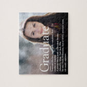 Puzzle Définition de photo de diplômé moderne (Vertical)