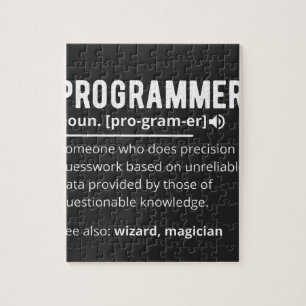 Puzzle Définition de programmeur drôle code développeur s