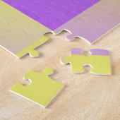Puzzle Dégradé Abstrait Jaune à Violet (Côté)