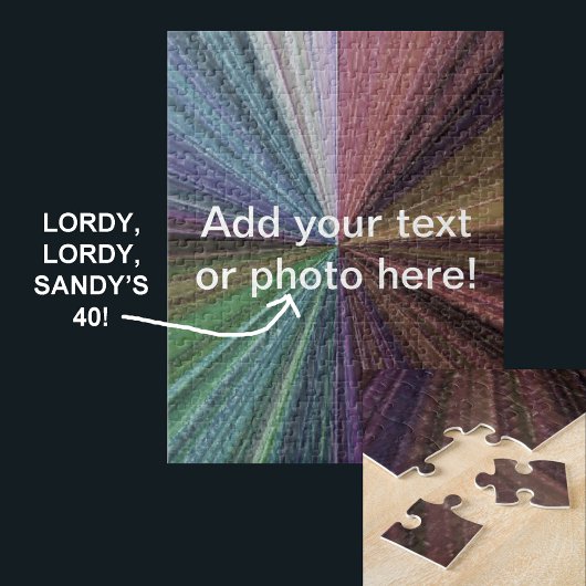 Puzzle Dégradé circulaire Terre arc-en-ciel