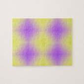 Puzzle Dégradé Motif de diamant jaune à violet (Horizontal)