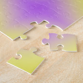 Puzzle Dégradé Motif de diamant jaune à violet (Côté)