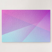 Puzzle Dégradé Ombre géométrique bleu violet Abstrait (Horizontal)
