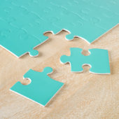 Puzzle Dégradé rose blanc et turquoise (Côté)