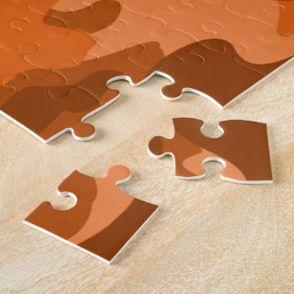 Puzzle Déguisement Baseball Camouflage Monocolore Orange