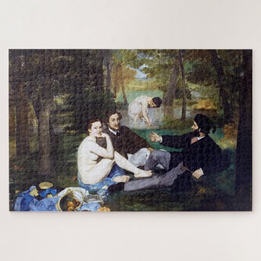 Puzzle Déjeuner sur l'herbe, Manet (Horizontal)