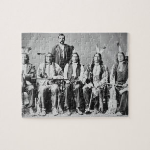 Puzzle Délégation des chefs de Sioux, menée par le nua