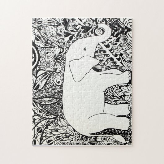 Puzzle d'éléphant (Vertical)