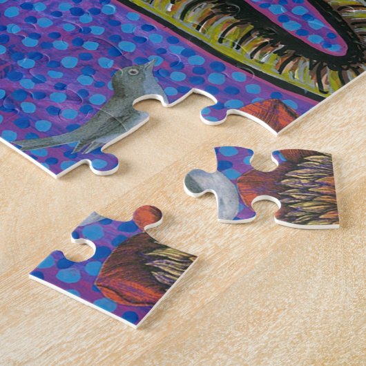 Puzzle d'éléphant africain (Côté)