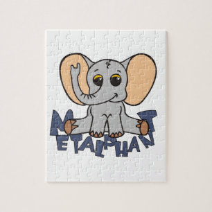 Puzzle d'éléphant de Metalphant - image simple