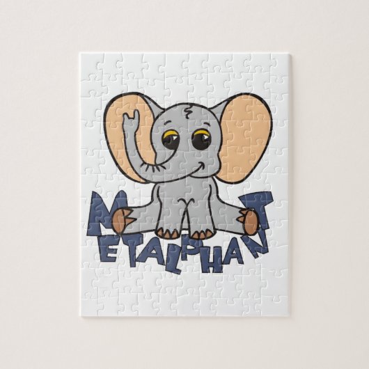Puzzle d'éléphant de Metalphant - image simple (Vertical)