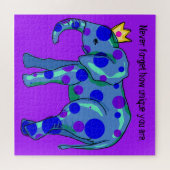 Puzzle d'éléphant unique (Horizontal)