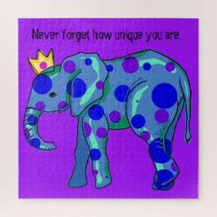 Puzzle d'éléphant unique