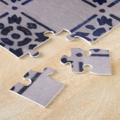 Puzzle Delft Tile Blue Antique Art Motif (Côté)
