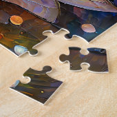 Puzzle Delicate Lotus Flowers Blossoming in the Snow (Côté)