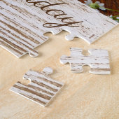 Puzzle Délicieux gâteau haché avec fraises Anniversaire (Côté)