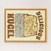 Puzzle Délicieux Kugel Juive Oeuf Noodle Casserole (Horizontal)
