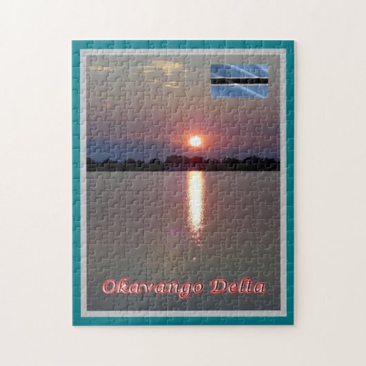 Puzzle Delta de SUNSET Okavango - (Vertical)