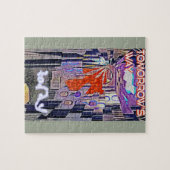 Puzzle Demain's Way Aujourd'hui Retro Future Art (Horizontal)