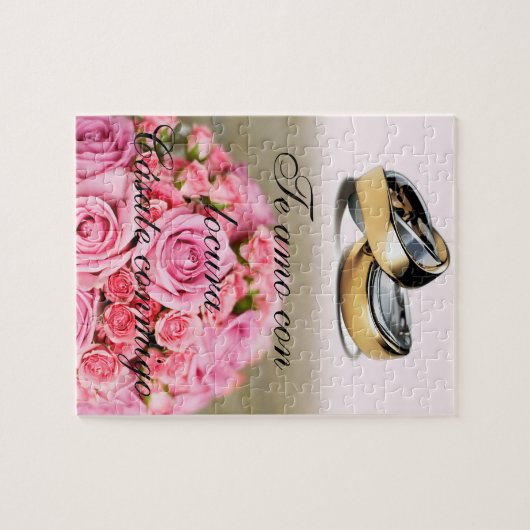 Puzzle demandé de main romantique (Horizontal)