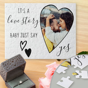 Puzzle Demande en mariage Photo Histoire d'amour Dis oui