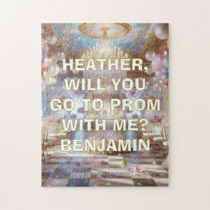 Puzzle Demande romantique pour le bal Viens au bal avec