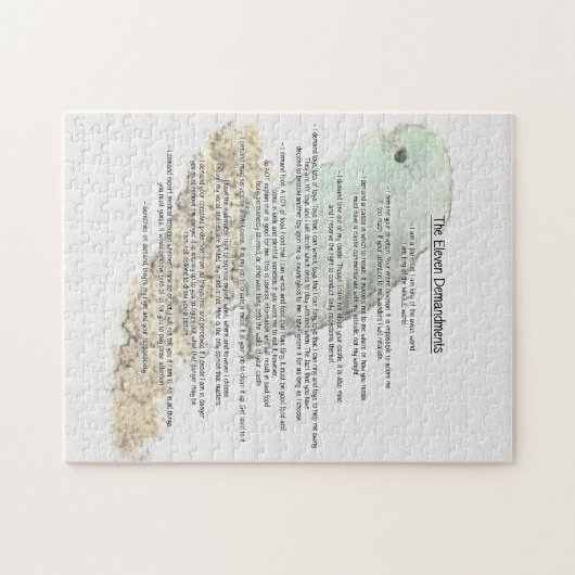 Puzzle Demandments de Parrotlets onze (Horizontal)