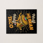 Puzzle Demi de taco à moitié humain mardi Cinco De Mayo (Horizontal)
