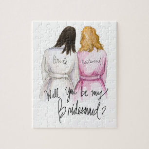 Puzzle Demoiselle d'honneur ? La jeune mariée DK Bl de B