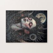 Puzzle Demon Woman Queen Dark Imaginaire Art (Horizontal)