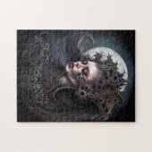 Puzzle Demon Woman Queen Dark Imaginaire Art (Horizontal)