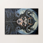 Puzzle Demon Woman Queen Dark Imaginaire Art (Horizontal)