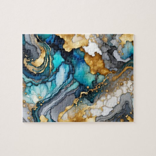 Puzzle d'encre d'alcool (Horizontal)