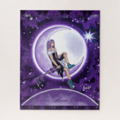 Puzzle d'enfant pourpre lune (Vertical)