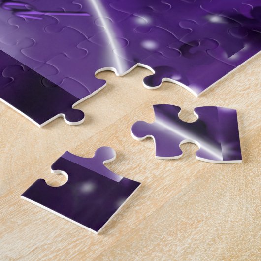 Puzzle d'enfant pourpre lune (Côté)