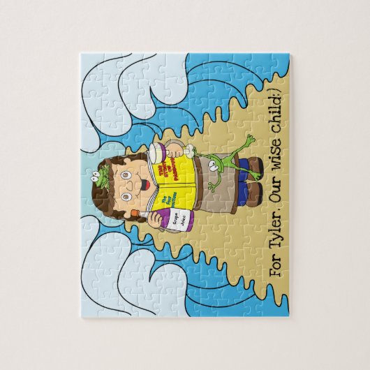 Puzzle d'enfant sage de Pâque (Vertical)