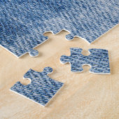 Puzzle Dénim Texture : Trous robustes. (Côté)