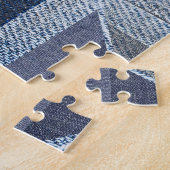Puzzle Denim Urban : Patchwork à rayures détendues. (Côté)
