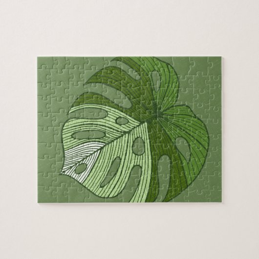 Puzzle Denim vert (Horizontal)