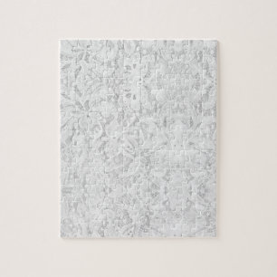 Puzzle Dentelle blanche tombante