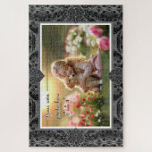 Puzzle Dentelle en céramique Noir (Vertical)