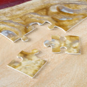 Puzzle Dentelle en métal d'or à la porte (Côté)