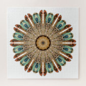 Puzzle Dentelles Mandala Aquarelle : Dentelles naturelles (Horizontal)