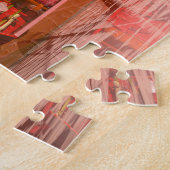 Puzzle denteux antique de pompe à incendie (Côté)