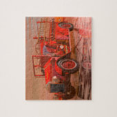 Puzzle denteux antique de pompe à incendie (Vertical)