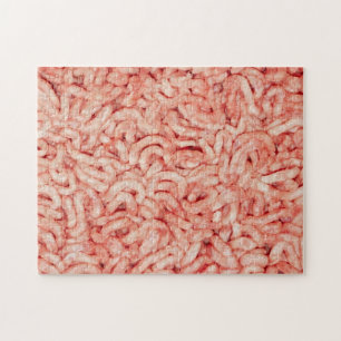 Puzzle denteux de boeuf haché